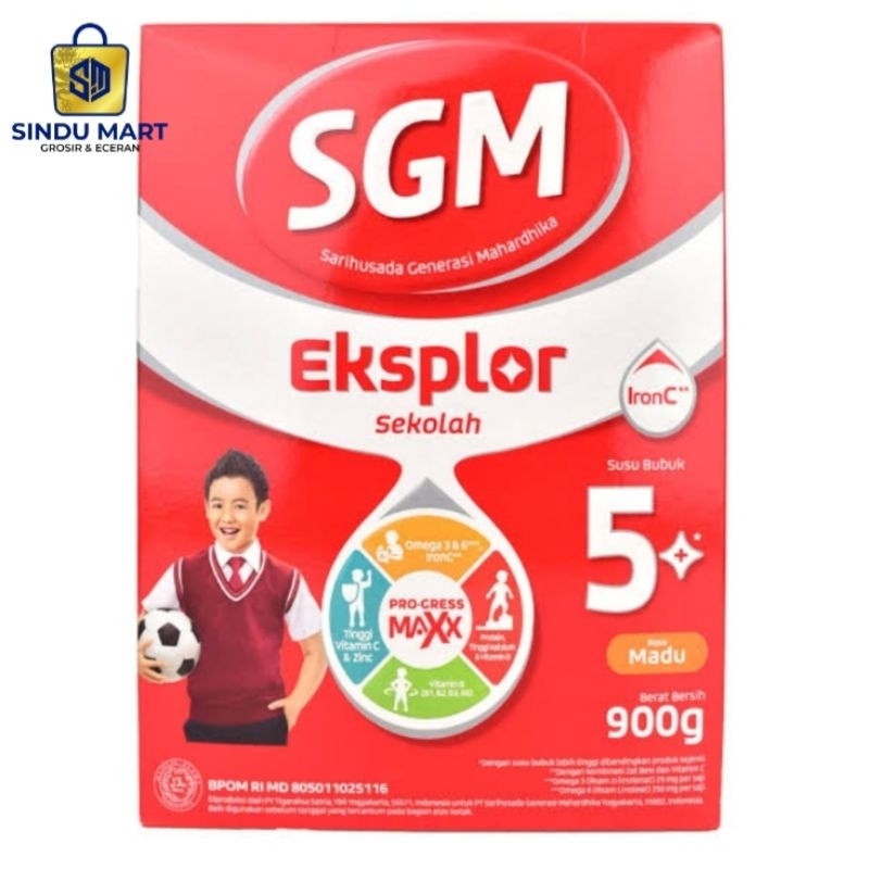 

Susu bubuk SGM Eksplor 5+ rasa Madu 900 gram umur | murah shopee sindumart