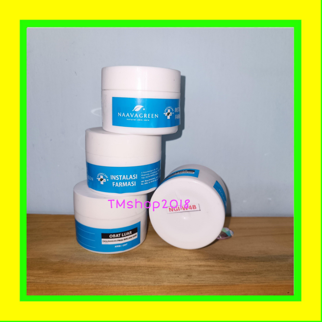 W4B Whitening Night Cream Naavagreen 10 gram Original Krim Malam Pencerah Pemutih Brightening Lighte