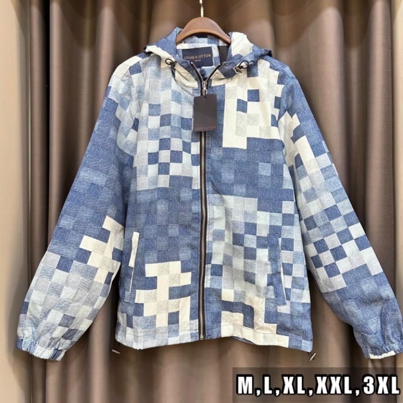 JAKET PARASUT PRIA MEWAH KEREN IMPORT LOUIS VUITTON 2224