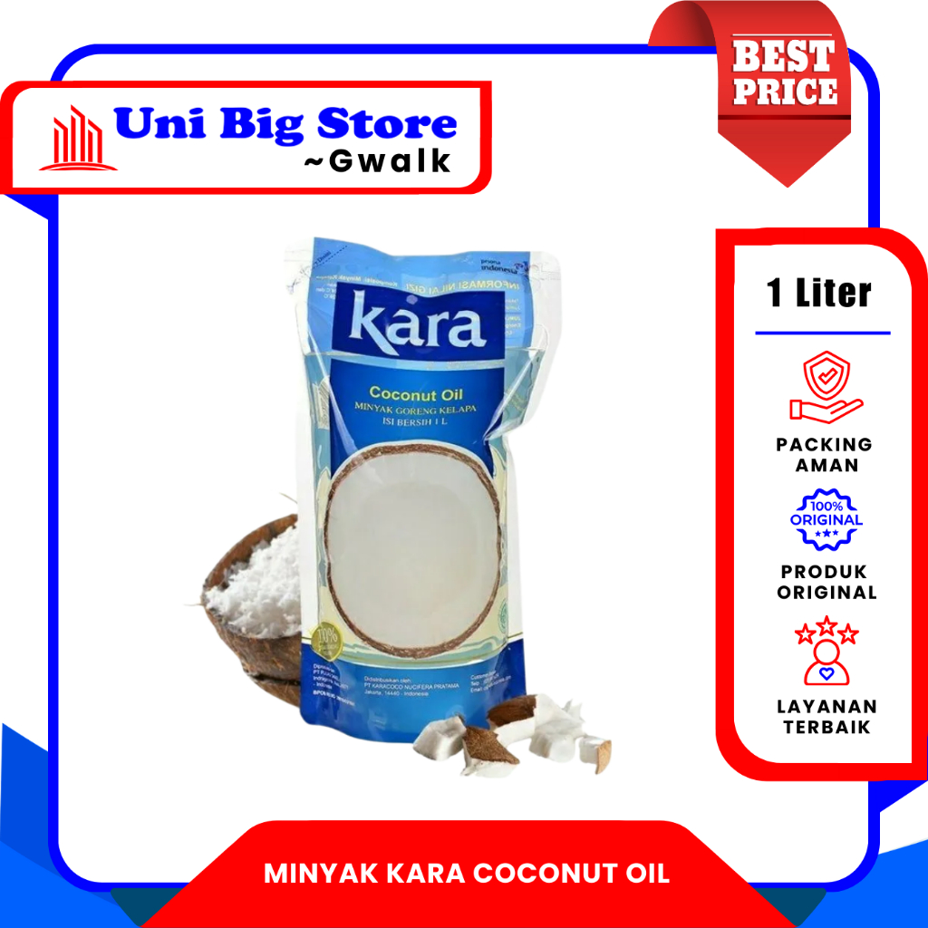 

KARA MINYAK GORENG KELAPA COCONUT OIL POUCH - 1 Liter