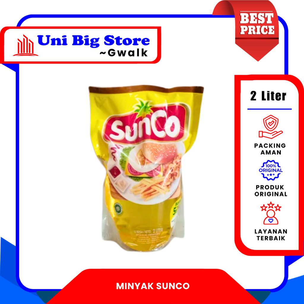 

SUNCO MINYAK GORENG + VITAMIN A - 2 Liter