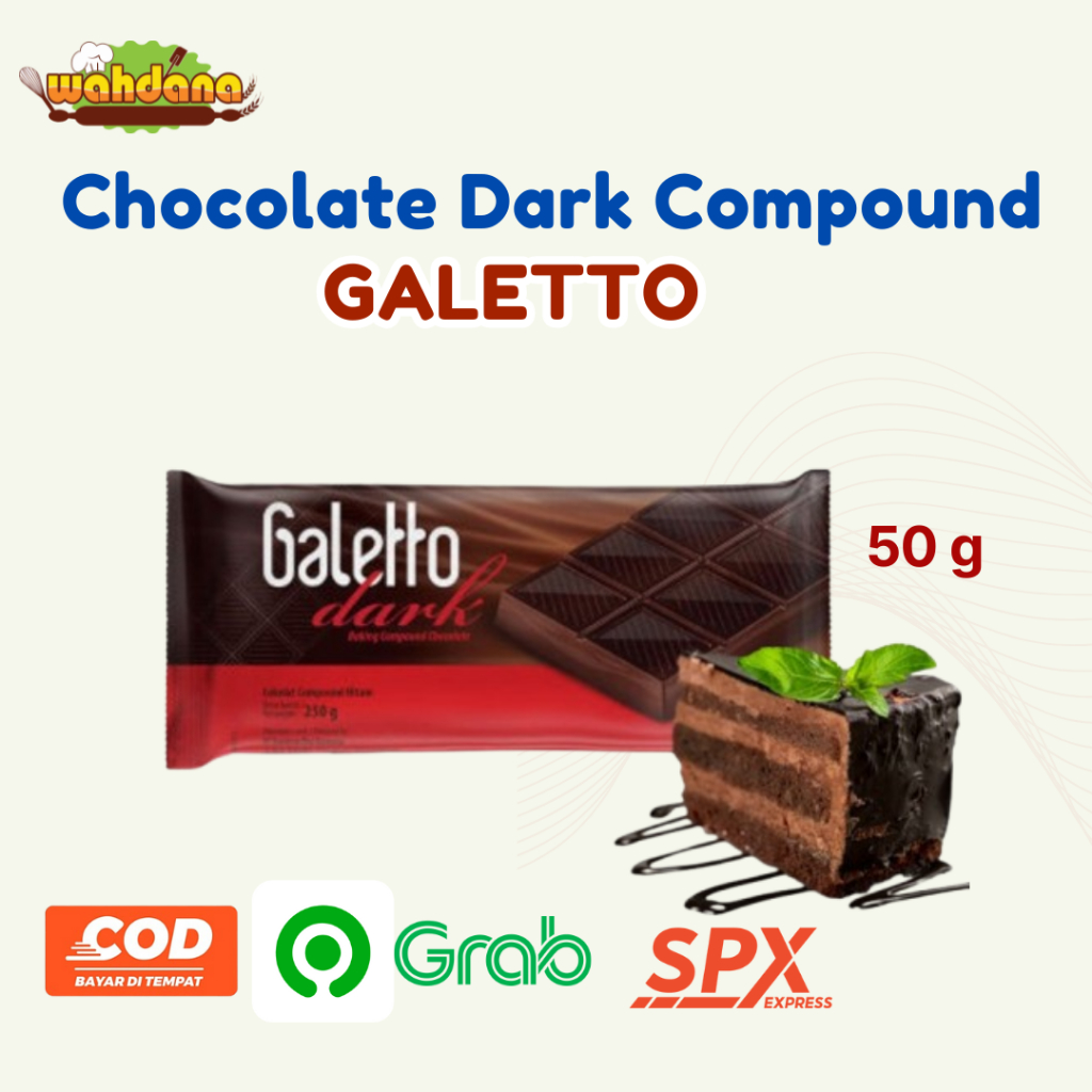 

Chocolate Galetto Dark Compound 250g