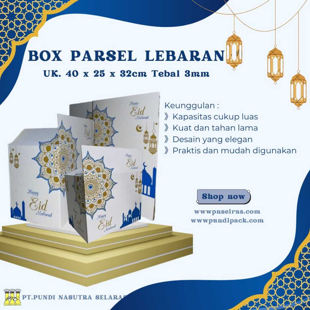 

KARDUS PARSEL LEBARAN BESAR UKURAN 40 X 25 X 32CM / 10 LEMBAR