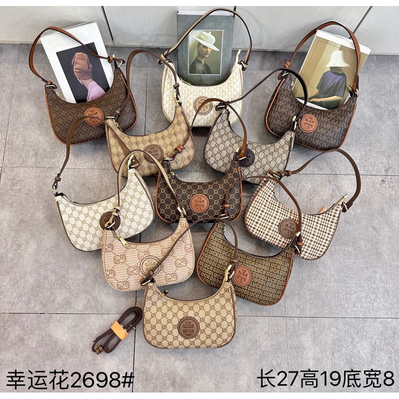 Tas Wanita Model Bulan Sabit Motif Kode 2698 -GD