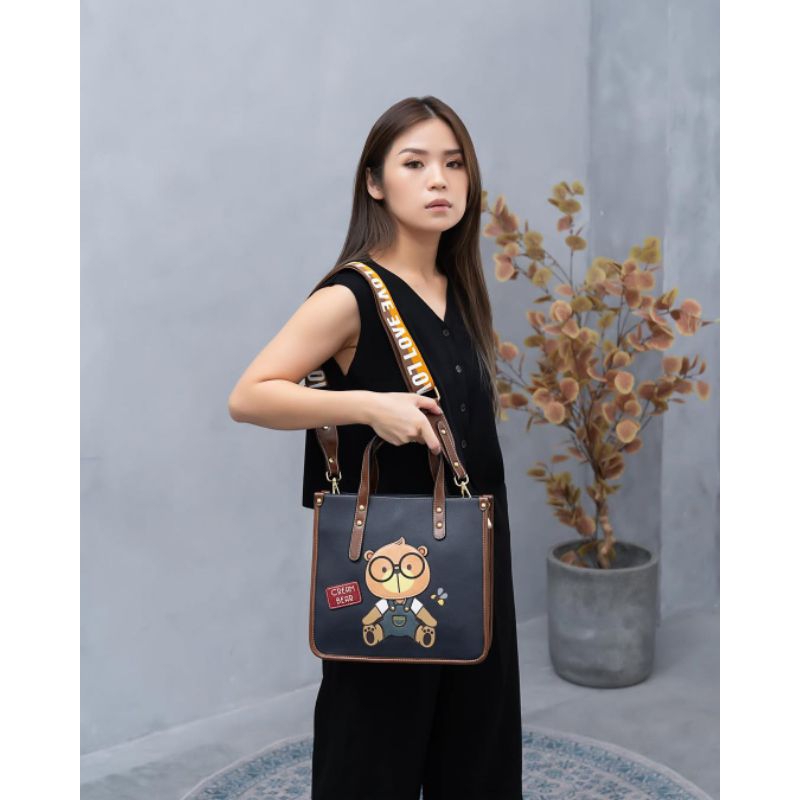 Tas CreamBear cream bear bag's C11451