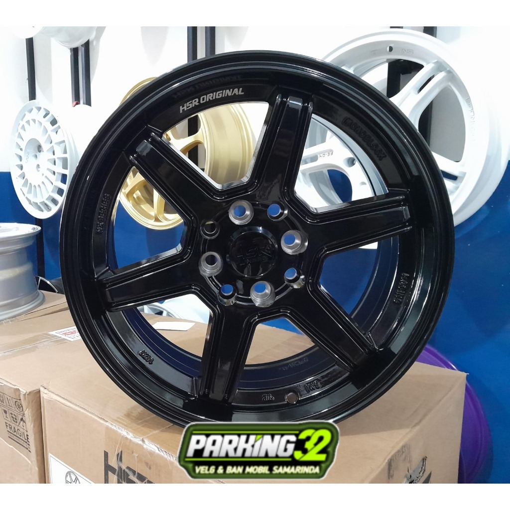 VELG RACING HSR MINAS HSR R16 UNTUK MOBIL LIVINA KIJANG SIGRA AGYA DLL MINAS HSR R16X7 H8X100-114,3 