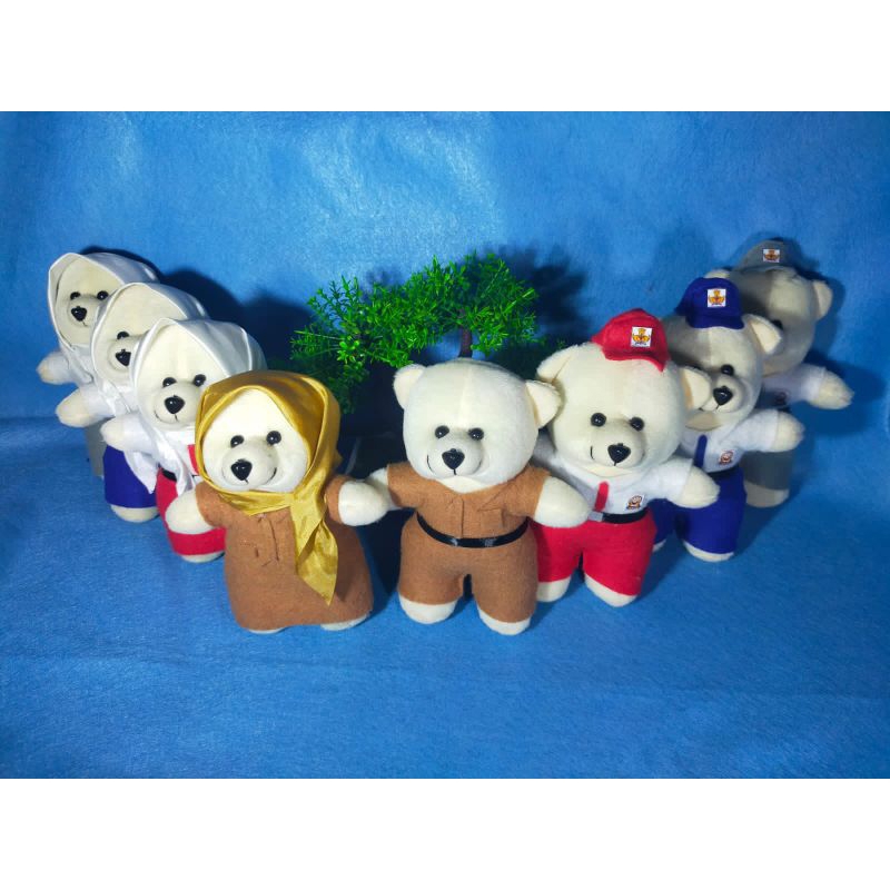 [Whispers] BONEKA BERUANG BUKET MINI WISUDA ANAK SD SMP SMA GURU. VIRAL MURAH
