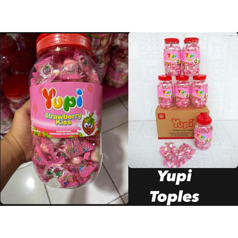 

Yupi Toples Strawberry Kiss 300g