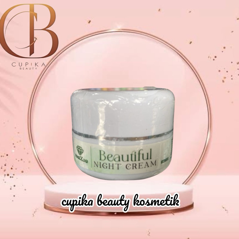 ue} MAXIE TERBARU NIGHT CREAM BEAUTIFULL NIGHT - CREAM FLEK MALAM