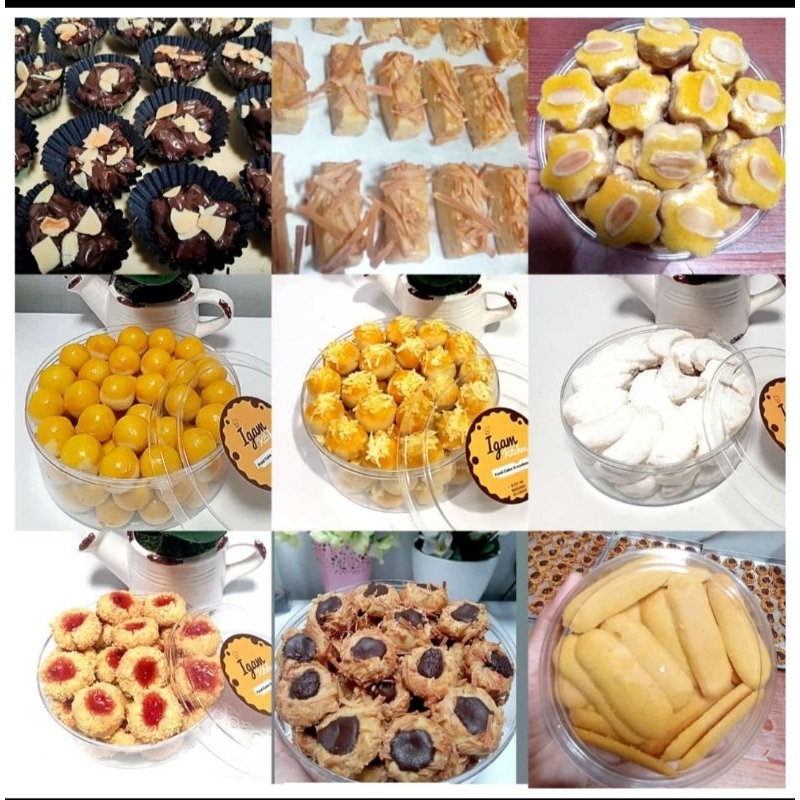 

Kue NASTAR Kue lebaran Homemade ByEka 100% Nikmat dan Tanpa pengawet Makanan
