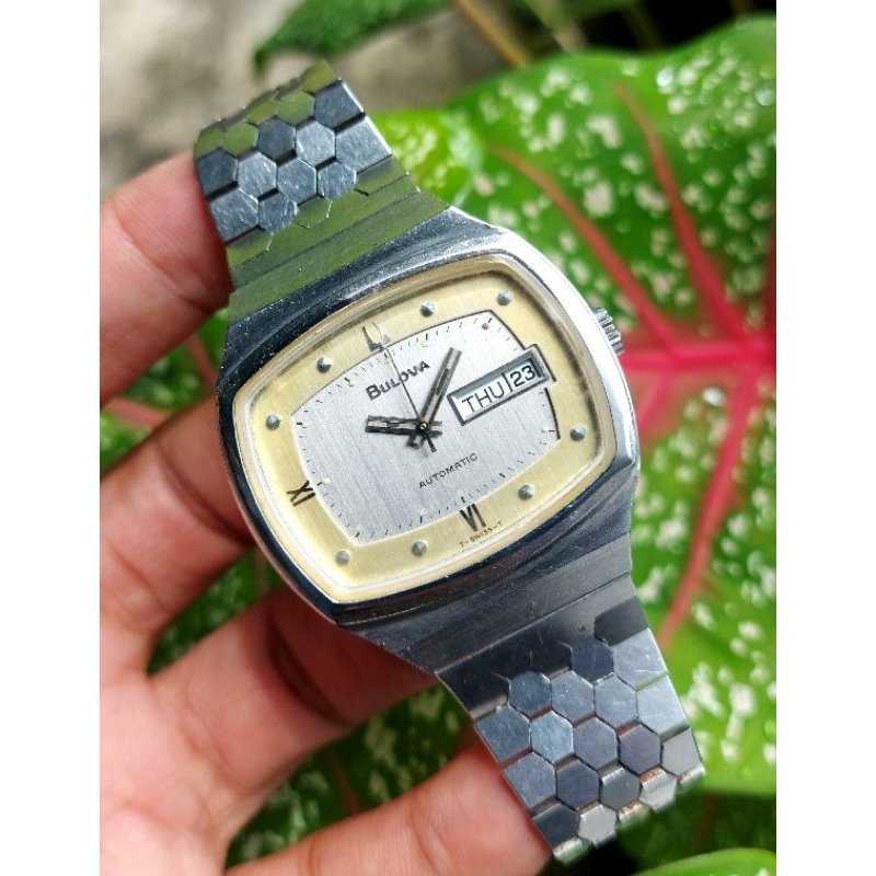 Jam Tangan Bulova Tank Automatic All Original Ultra Rare Vintage Kuno