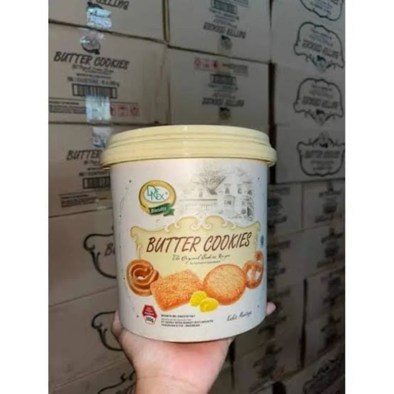 

Denex Butter Cookies Biskuit Timba 350gr