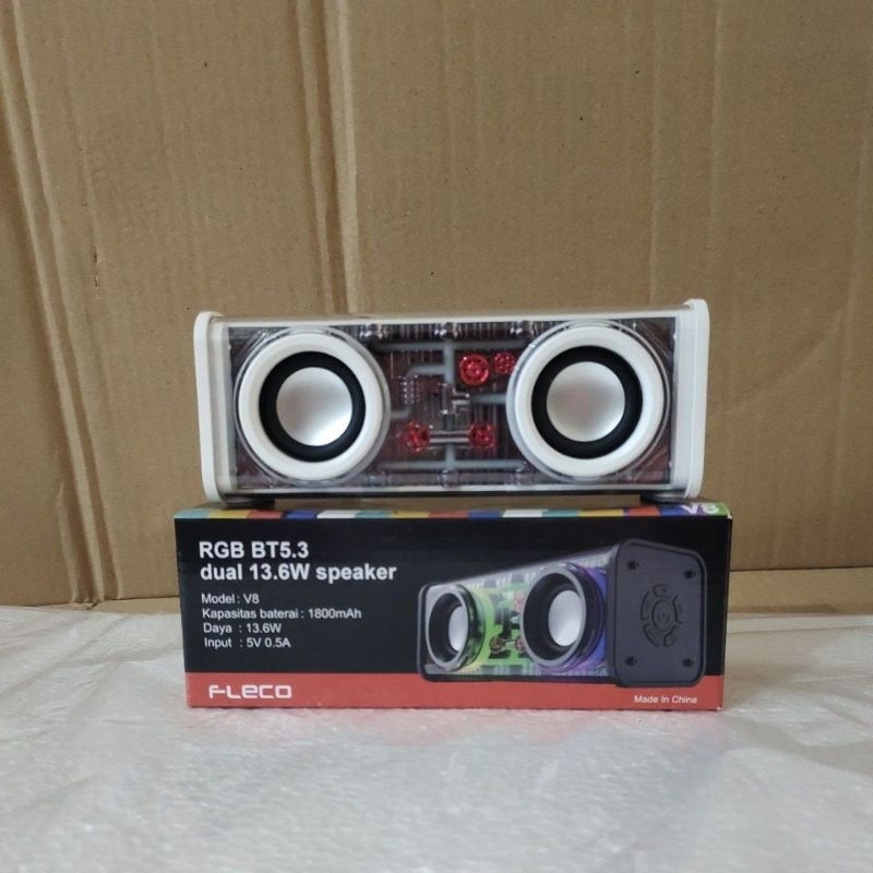 Speaker Bluetooth Fleco V8 BT 5.3 TWS