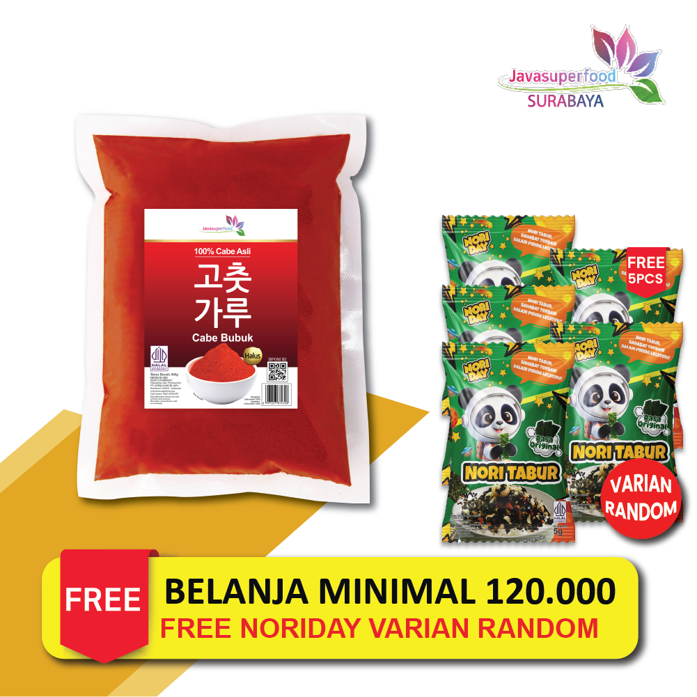 

Bubuk Cabe Halus Korea / Chili Powder Halus Korea 500g