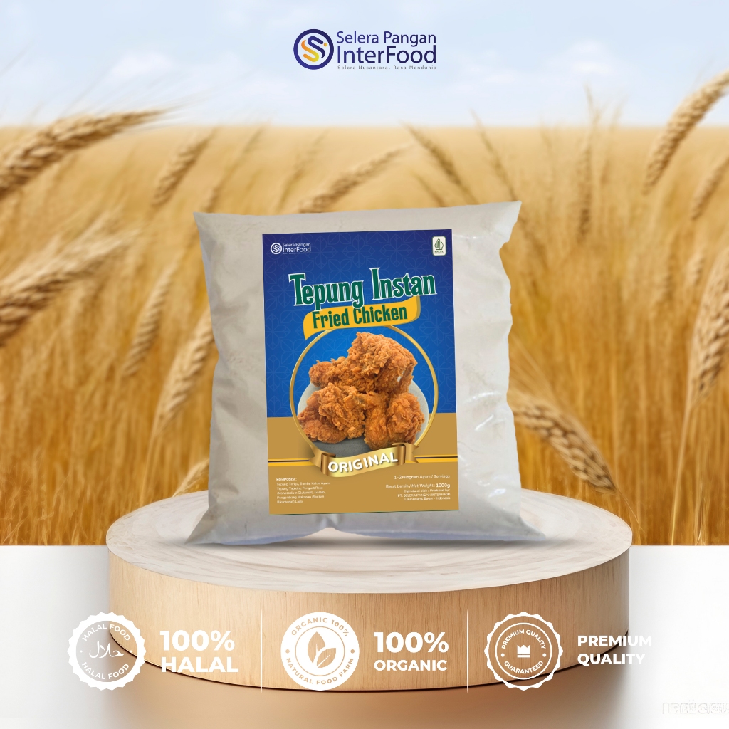

Tepung Fried Chicken Crispy Original 1kg