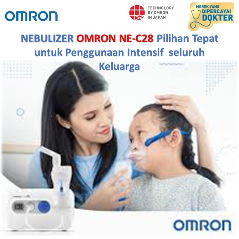 Nebulizer portable OMRON NE-C28 / nebulizer portable / nebulizer / alat uap nebulizer / alat uap bay
