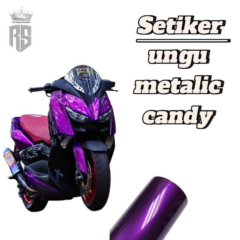 sekotlet/setiker motor warna ungu metalic candy