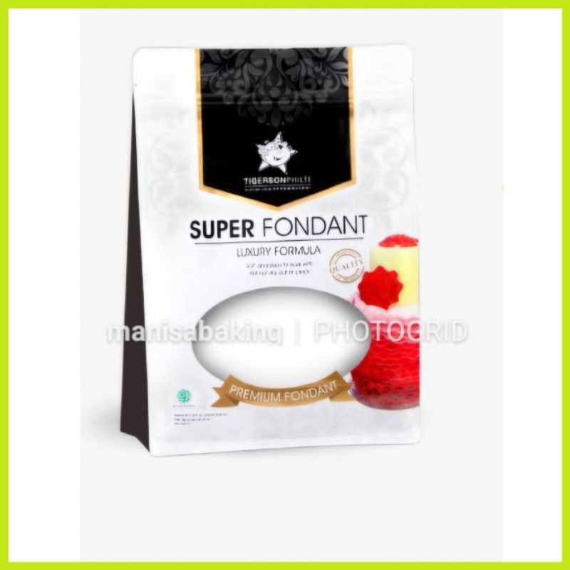 

FONDANT TIGERSON PHILTI 1 KG WHITE PREMIUM FONDANT WARNA PUTIH