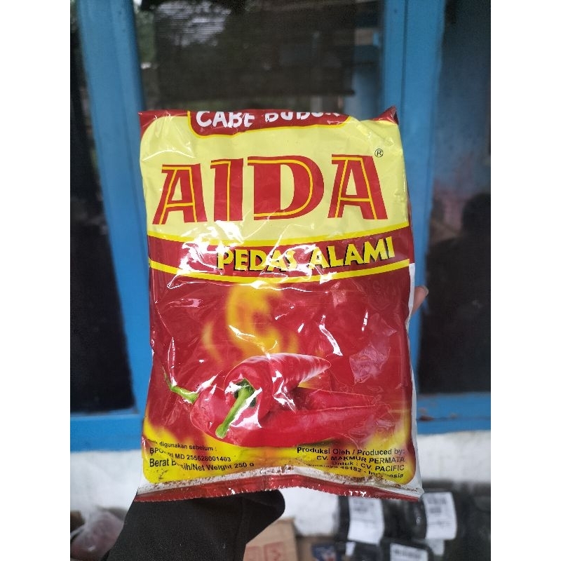 

Bubuk cabe AIDA 250gram pedas alami #bubukaida #Aida250