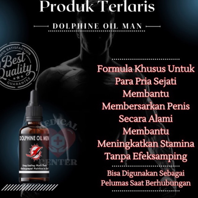 COD TERLARIS DOLPHINE OIL MAN  / Pembesar Penis Oles Cepat Dan Permanen  / Obat Kuat Pria Tahan Lama
