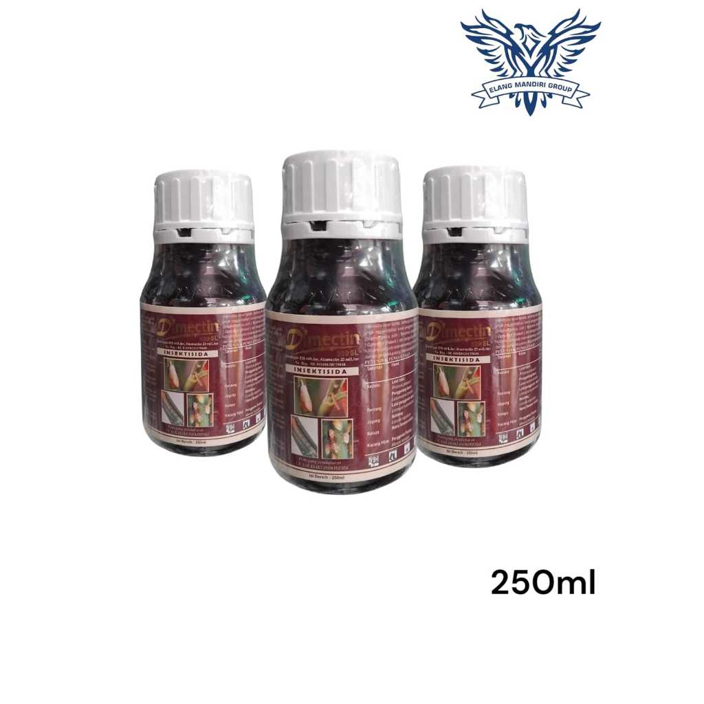 Dmectin Demectin 530sl 250ml Dimehypo 510 ml/Liter Abamectin 20 ml/liter Insektisida Kontak dan sist