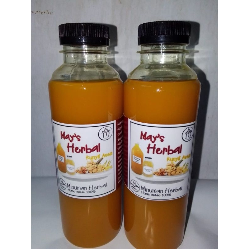 

May's Herbal Minuman Kunyit Asam ukuran 250ml