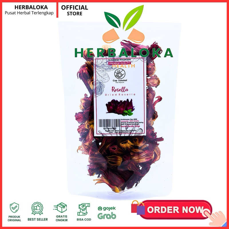 

Bunga Rosella Merah Kering / Dried Red Rosella / Rempah / JSR 100% PREMIUM