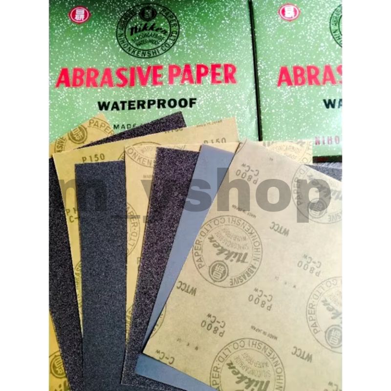 amplas niken amplas nikken grit 1000 1200 1500 2000 amplas niken Jepang grit 500 800 120 150 240 280