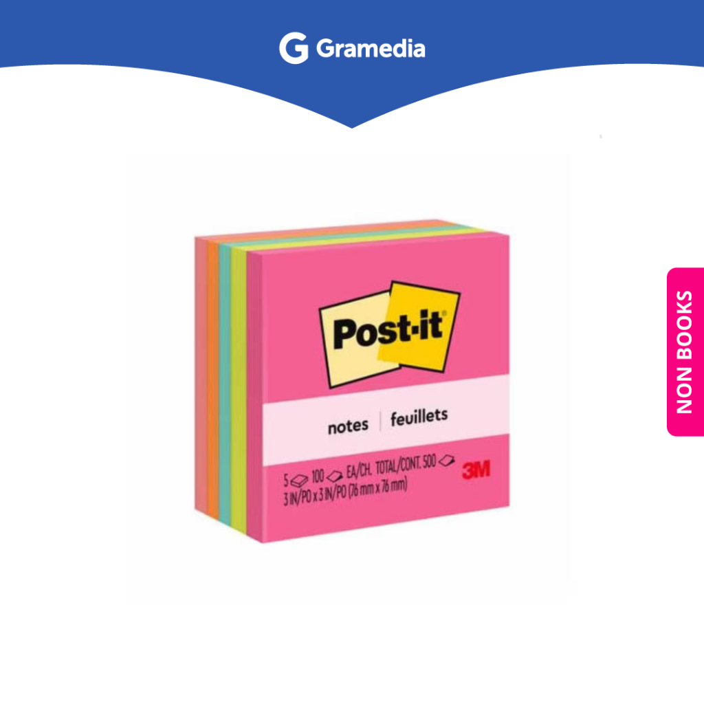 

Gramedia Surabaya - 3M POST IT 654-5AN