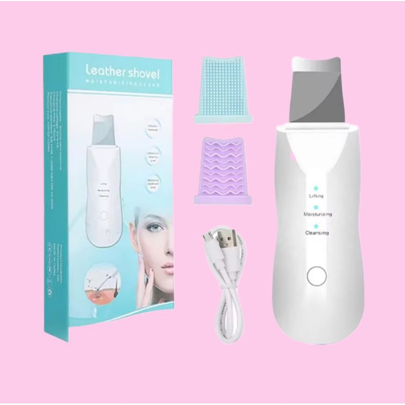 Portabel Ultrasonic cleaner Skin scrubber cleanser face Scrubber blackhead Pembersih komedo Jerawat