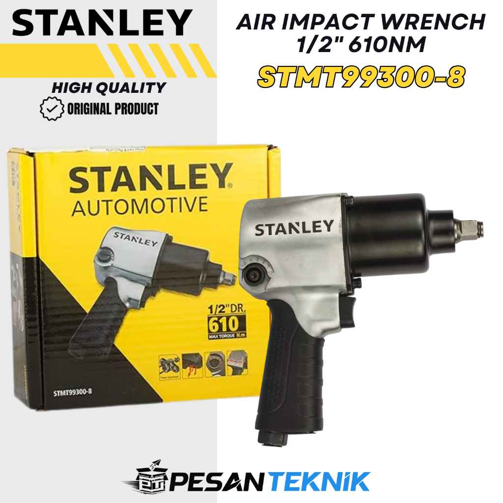 Air Impact Wrench 1/2" 610Nm Mesin Impact Wrench Stanley STMT99300-8