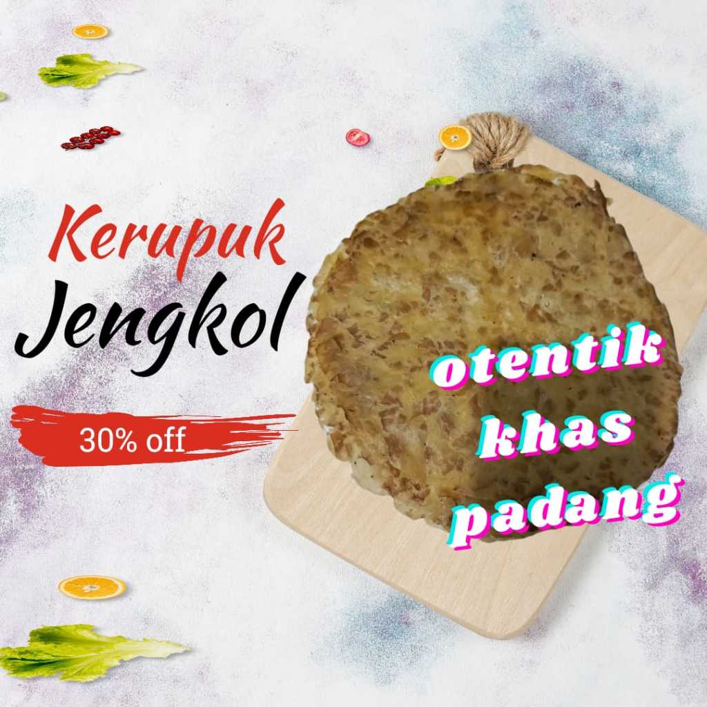 

kerupuk jengkol 100 g jariang asli minang padang