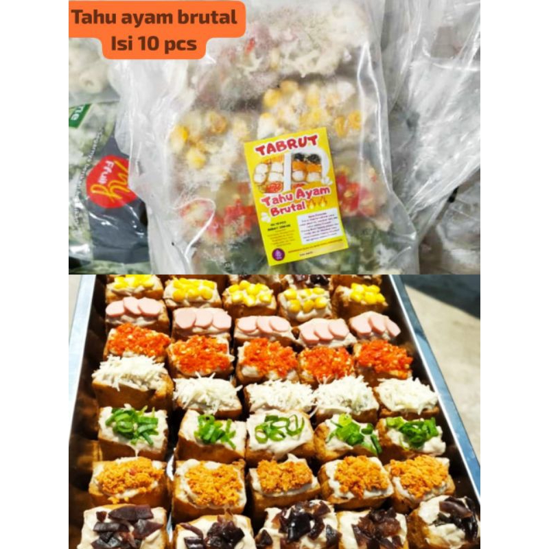 

Tahu Ayam Brutal Isi 10Pcs - FROZEN