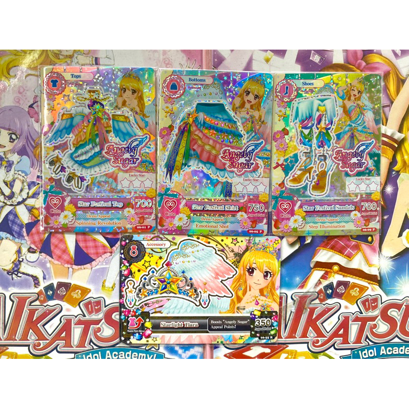 Kartu Aikatsu Premium Star Festival Coord Ichigo Hoshimiya Angely Sugar Seri 6 Original Langka Rare 
