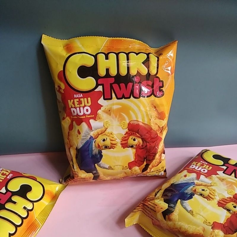 

Chiki Twist 70gr Rasa Keju Duo