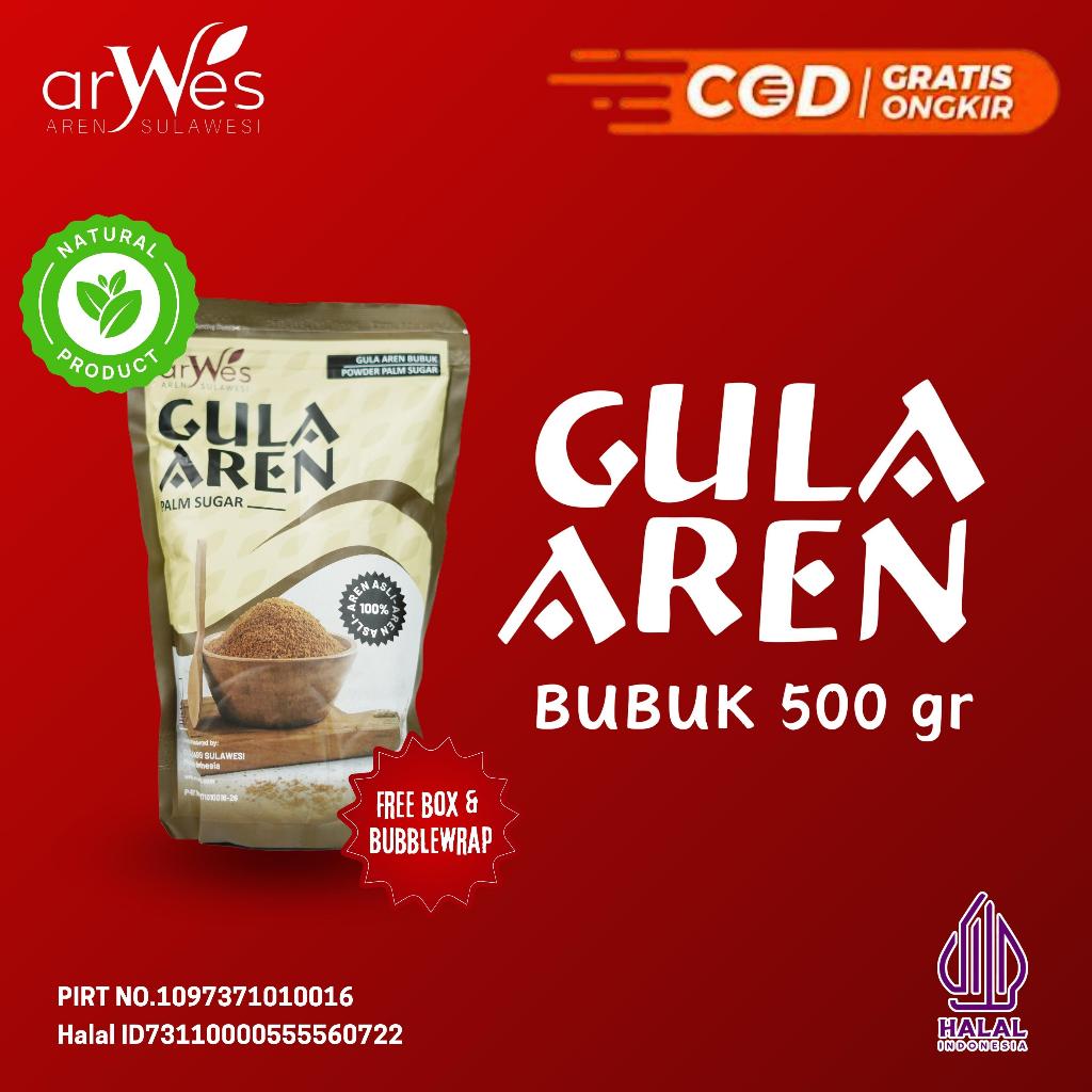 

Sugar Aren Bubuk Premium 500gr - Arwes