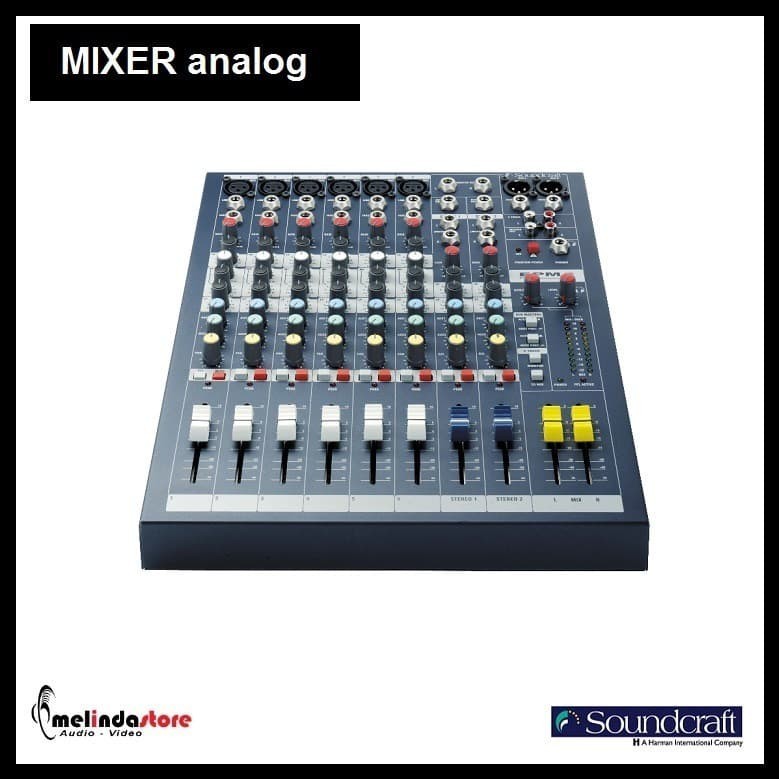 Mixer Analog Soundcraft EPM 6