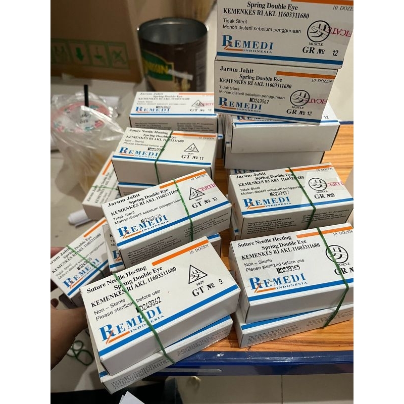 Jarum Hecting Kulit dan Otot merk Remedi