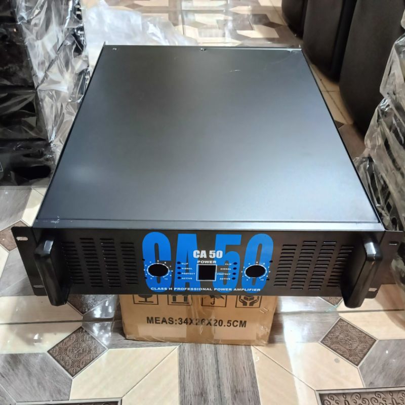 Box Power CA50 3U 2 Channel body panjang box power 3U panjang 60cm