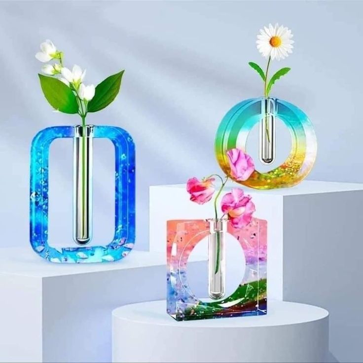 vas bunga resin vas bunga akrilik vas bunga aesthetic vas bunga modern dekorasi rumah