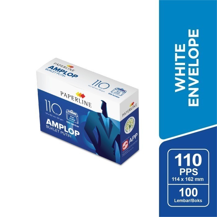 

Paperline Amplop /Amplop Putih Paperline 110 PPS - 110PPS