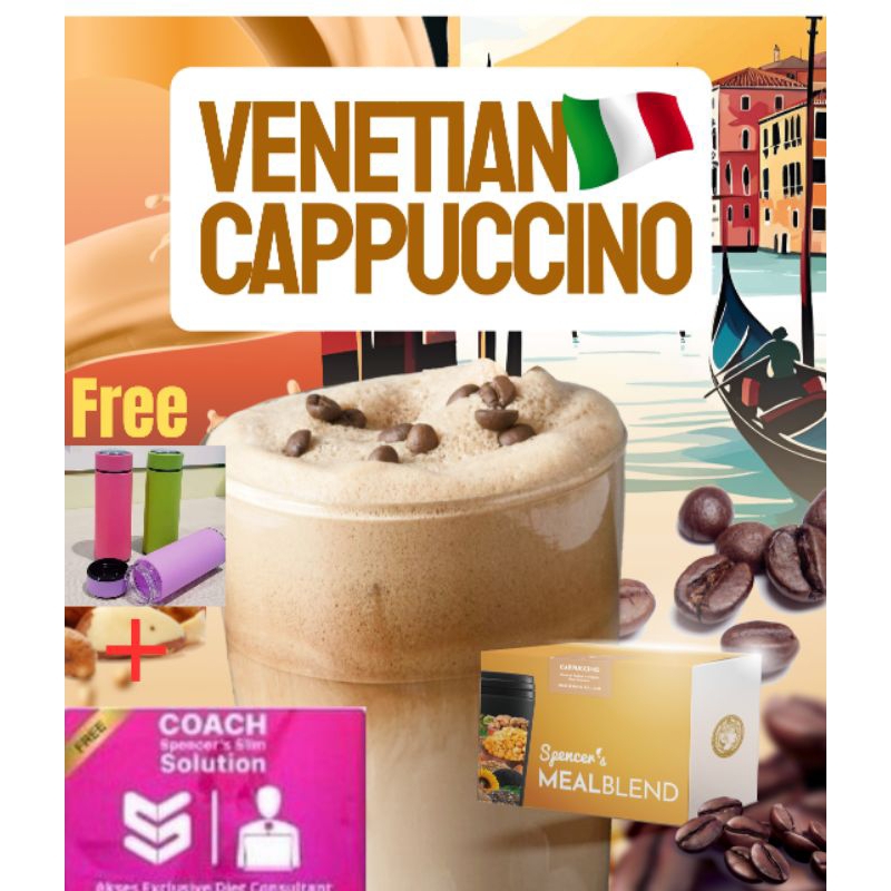 

Spencer's MealBlend Venetian Cappucino - Diet Sehat Rendah Kalori Official Store