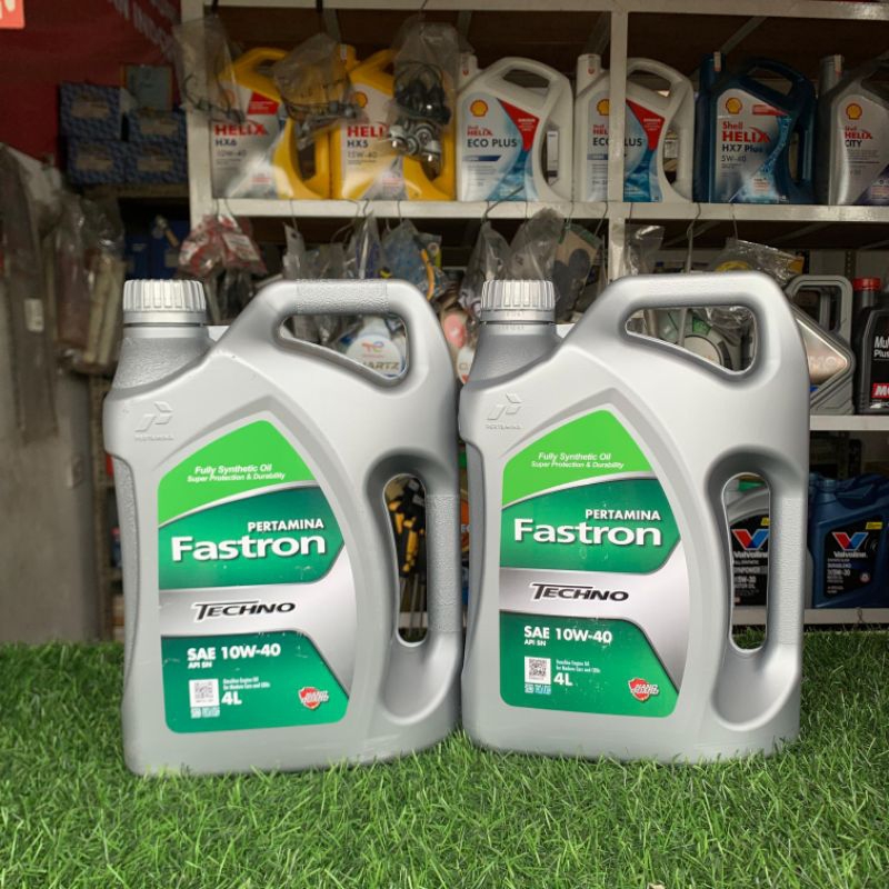OLI FASTRON TECHNO SAE 10W-40 API SN ILSAC GF-5 OLI MESIN MOBIL BENSIN 4L 100% ORIGINAL