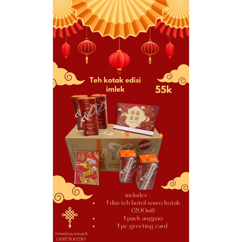 

Hampers Imlek Teh Botol Sosro 200ml