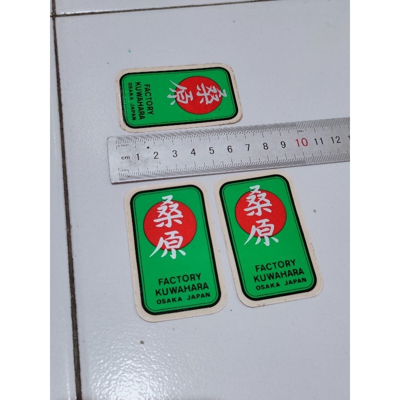 Sticker decal Kuwahara osaka japan sepeda vintage NOS osbmx mtb oldschool bmx roadbike balap commute