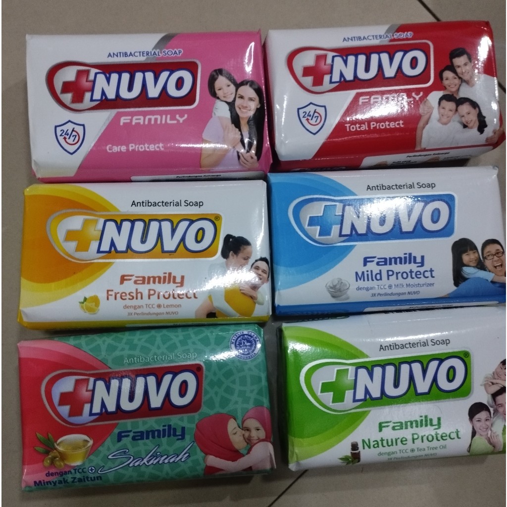 NUVO Sabun Mandi Batang Kemasan 70gr(dus)
