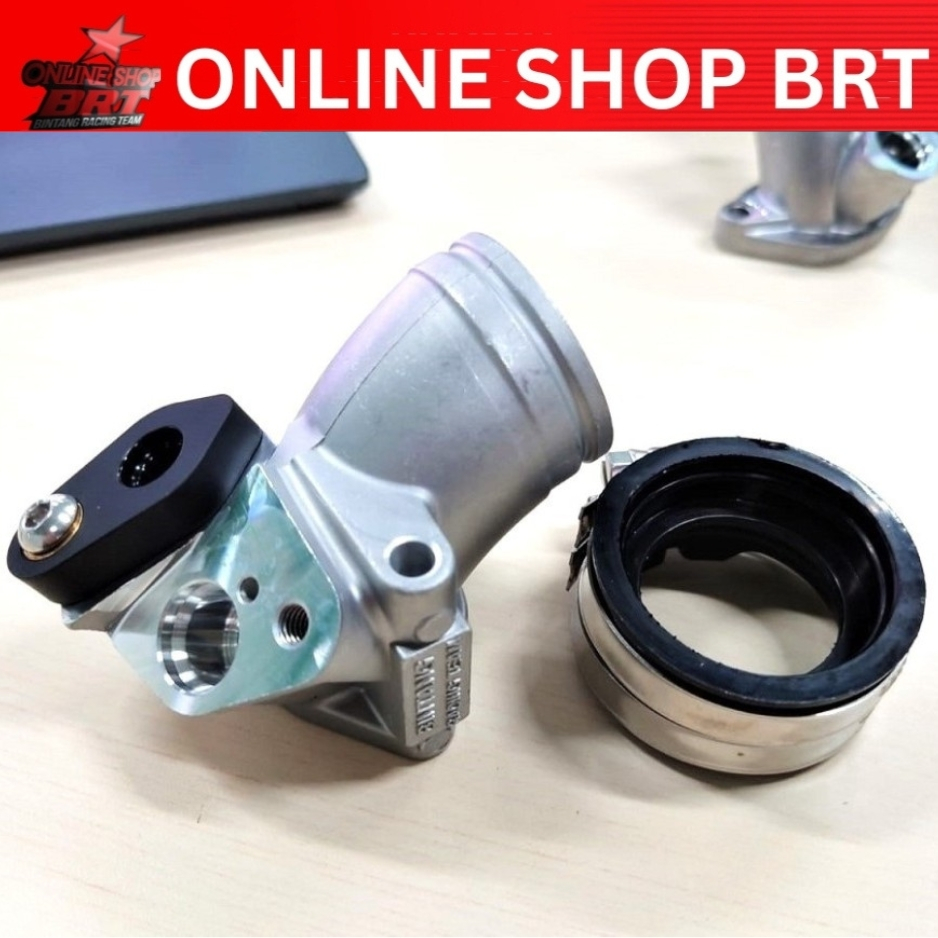 KARET INTAKE TB THROTTLE BODY BRT NMAX DOUBLE INJECTOR DUAL DUA INJEKTOR