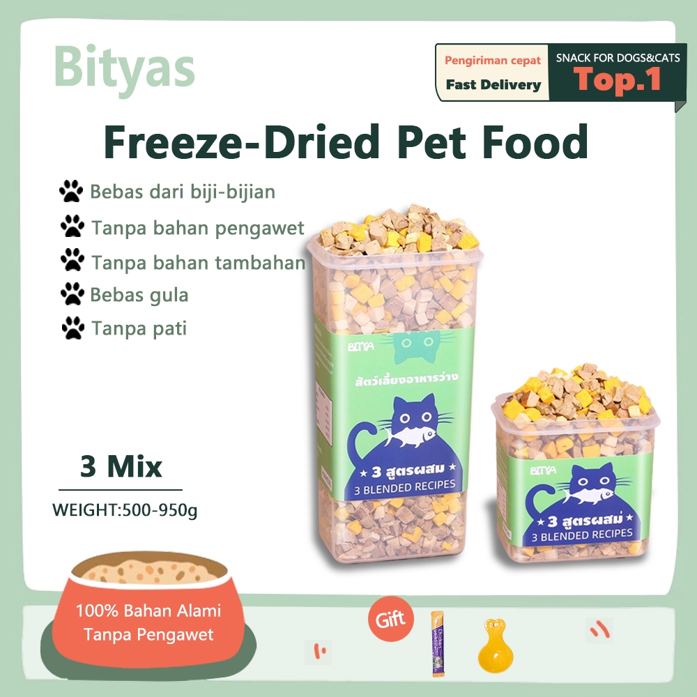 RIMBA-12 BITYAS Snack kucing Snack anjing Snack Kucing Treats Cemilan Sehat Dari Daging Segar