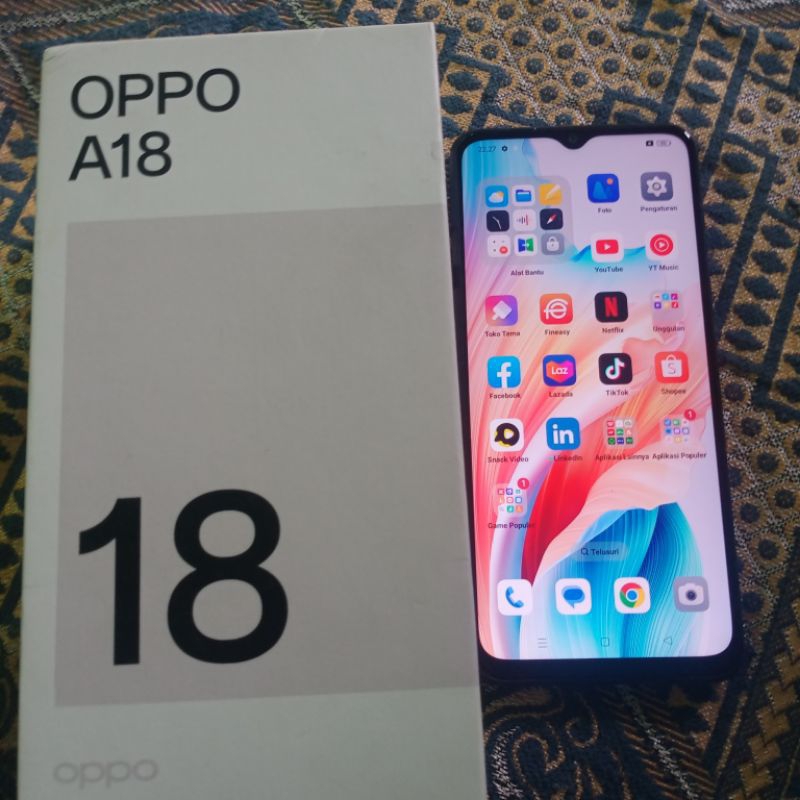 Oppo a18 ram 4/128 original second