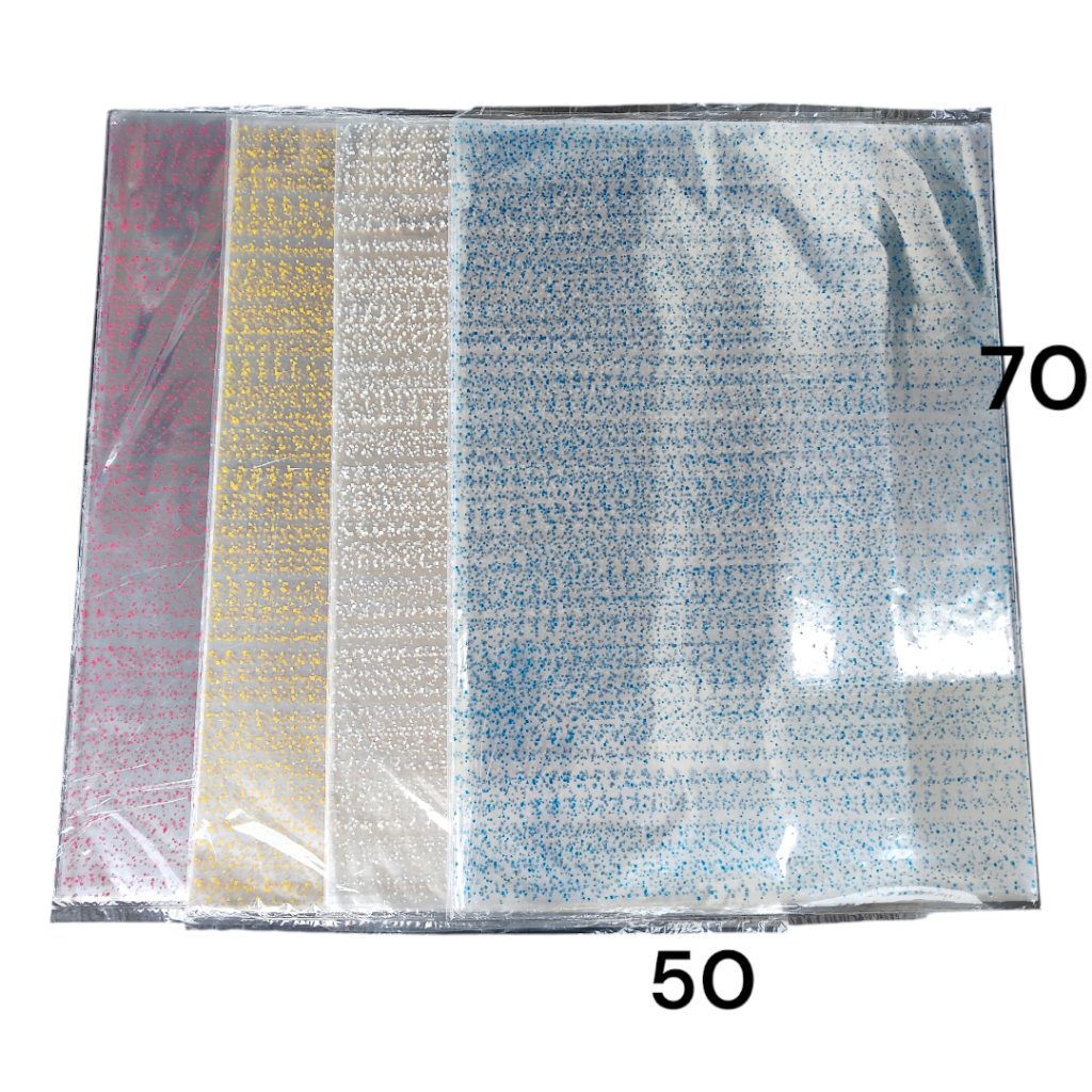 opp flower plastik parcel plastik Snack ukuran 50x70 isi 12pcs